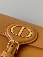 medium cd east west bobby 22cm brown calfskin ghw