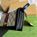 MINI 19 OPHIDIA BAG IN BLACK CALFSKIN AND BEIGE CANVAS