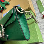 DIONYSUS 28 BAG IN EMERALD GREEN CALFSKIN 322359