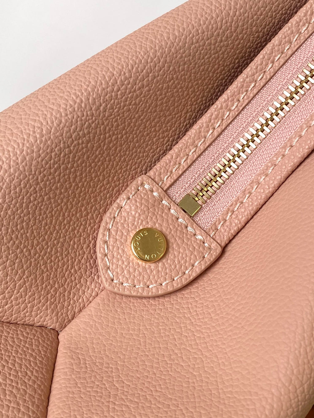 LV Petit Palais Bag Pink White Cowhide 241147