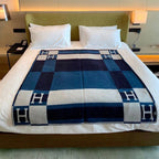 BLANKET 170 CM IN COLORFUL WOOL AND CASHMERE 689475