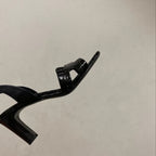 SLINGBACK ETERNITE 75 BLACK LAMBSKIN AND CROCODILE LEATHER