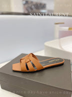 SL TRIBUTE SLIPPERS COPPER CALFSKIN