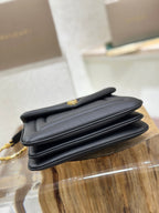 BVL Serpenti Reverse Shoulder Bag 22.5cm Black Calfskin GHW 188595