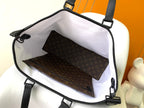 LV Week-End Tote Large Handbag Brown Monogram Canvas
