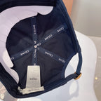 BASEBALL CAP IN BLACK CANVAS