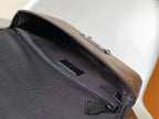 LV S Lock Sling Bag 21cm Brown Purple Monogram Macassar Canvas