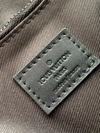 LV S Lock Sling Bag 21cm Brown Purple Monogram Macassar Canvas