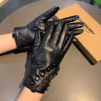 GLOVES IN BLACK LAMBSKIN 753286