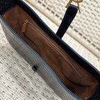 LE 5 À 7 BAG 24 BLACK CALFSKIN HOBO