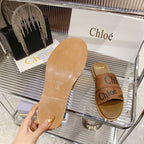 WOODY SLIPPER IN CIDER BROWN CANVAS