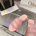 WOODY SLIPPER IN ROSE PINK CANVAS