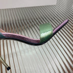 BALMAIN 25S B STRAP HIGH HEEL SANDALS 95MM IN MULTICOLOR CALFSKIN
