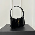 MINI 19 BLACK GLOSSY CALFSKIN HOBO