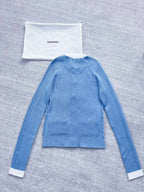 CHANEL LONG-SLEEVE SWEATER STYLE 25