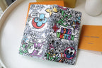 LV Brazza Wallet Monogram Comics Canvas 195895