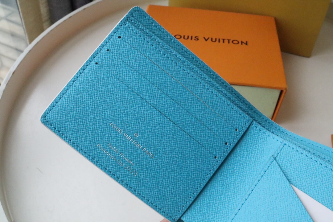 LV Multiple Wallet Monogram Comics Canvas 195896