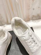 SL SL/61 SNEAKERS WHITE PERFORATED CALFSKIN