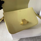 CLASSIQUE TRIOMPHE BAG 22 IN YELLOW CALFSKIN