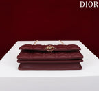 my cd mini 21 burgundy lambskin