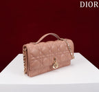 my cd mini 21 rose lambskin