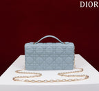 my cd mini 21 rock gray lambskin