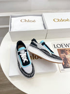 NAMA SNEAKER IN BLACK MIX COLORFUL SPECIAL FABRIC
