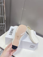 LW TOY SLIPPER WHITE CALFSKIN