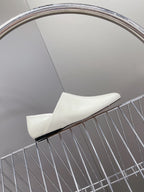 LW TOY SLIPPER WHITE CALFSKIN