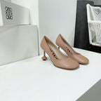 LW TOY PUMP 95 TAN CALFSKIN