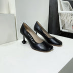 LW TOY PUMP 95 BLACK CALFSKIN