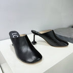 LW TOY MULE 95 BLACK CALFSKIN