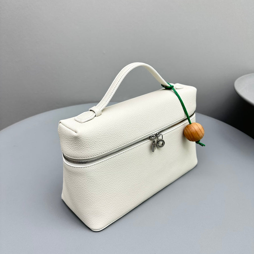 Extra Pocket L27 White Cowhide Shw