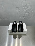 LW TOY MULE 55 BLACK CALFSKIN