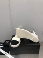 MARY JANE WEDGE WHITE LAMBSKIN
