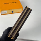 LV Double Zippy XL Wallet Black Damier Graphite 221553