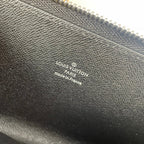 LV Double Zippy XL Wallet Black Monogram Eclipse 221555