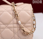 my cd mini 21 powder pink lambskin