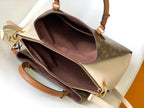 LV Opéra Handbag 36cm Brown White Monogram Canvas & Cowhide GHW