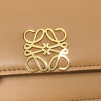 LOE GOYA BAG 23 IN COPPER BROWN CALFSKIN