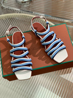 LP SPRIGHTLY CHARMS SANDAL SKY CALFSKIN