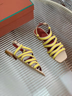 LP SPRIGHTLY CHARMS SANDAL LEMON CALFSKIN
