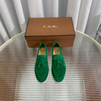 LP SUMMER WALK TASSELS LOAFERS DARK GREEN SUEDE
