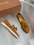 LP SUMMER WALK TASSELS LOAFERS SEPIA SUEDE
