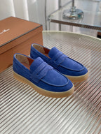 LP RETRO SUMMER WALK LOAFERS COBALT SUEDE
