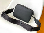 LV Fastline Messenger Bag 23.5 Black Cowhide HW