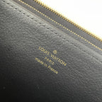 LV M61864 Zippy Wallet Black Monogram Empreinte Leather 221618