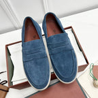 LP RETRO SUMMER WALK LOAFERS AEGEAN SUEDE