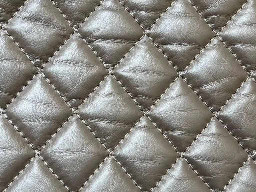CHANEL 25S MINI SHOPPING BAG 23 IN DARK TAUPE CALFSKIN