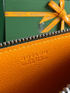 INSERT LOUISE 21 IN GREEN GOYARDINE CANVAS